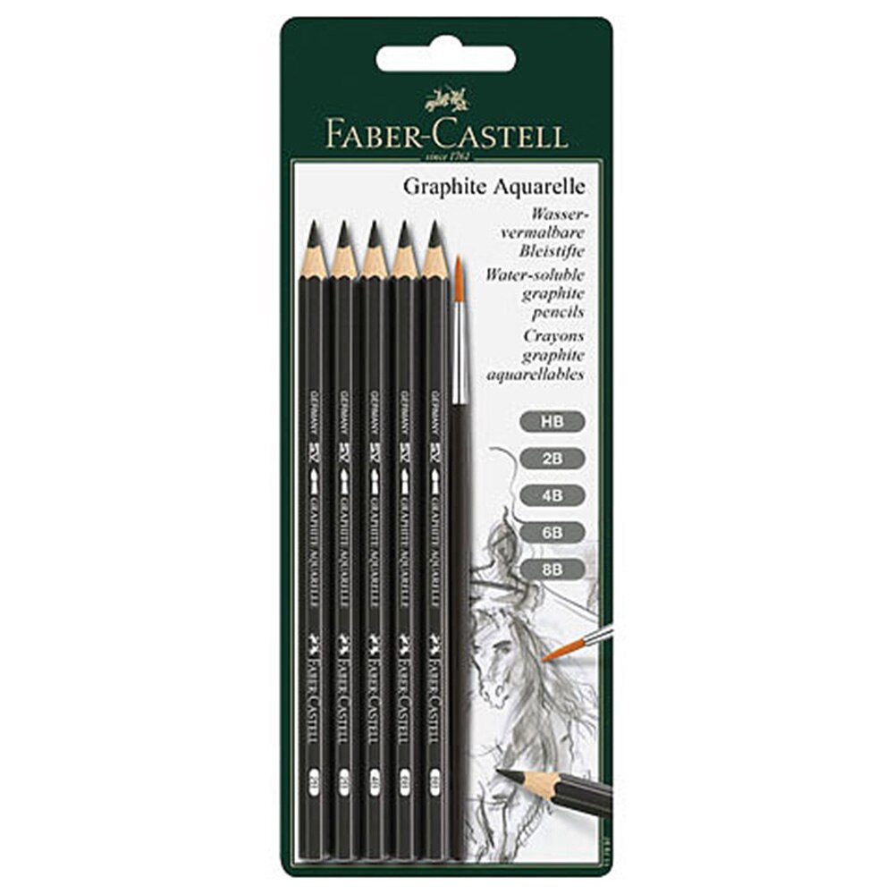 Faber-Castell, Pencils, Art & School, Graphite, Aquarelle, 41870